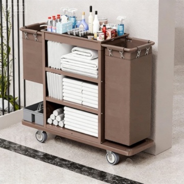 Multifunctional Cleaning Cart for Hotel Housekeeping