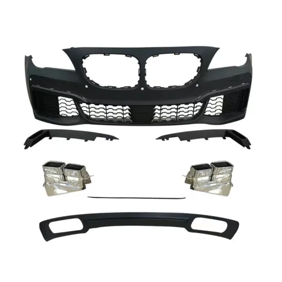 Exterior Parts for 7 Series F01 F02 (08-15) - M760 Sport Kit: Front Bumper, Rear Bumper, Rear Diffuser, Exhaust Pipe Body Kit