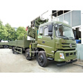 Dongfeng 6X2 รถบรรทุกติดเครนบูมข้อต่อ 12tons