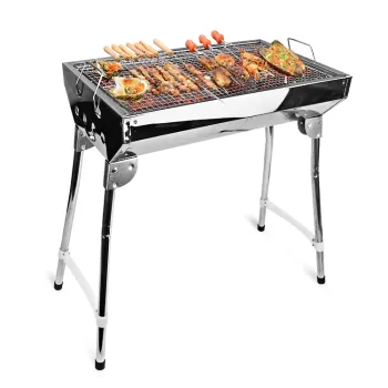 Portable Folding Picnic Box: Outdoor Kitchen & Electric BBQ Grill for Sale