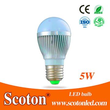 Stretching aluminum base LED bulb