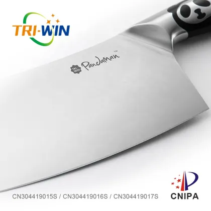 Panda Design Knife Handle Eco-friendly 3pcs Knife set