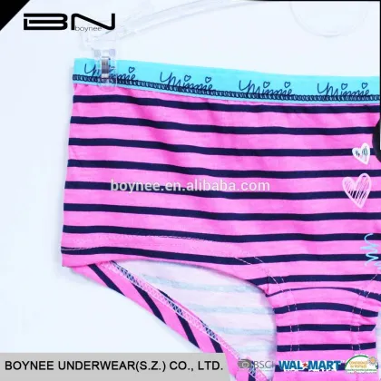 Children Organic Cotton Cartoon Thongs Underwear Wholesale