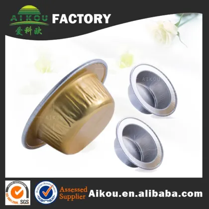 Aluminum foil jam honey tin