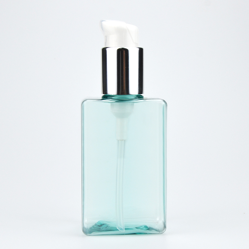 Plastische kosmetische Haustierblaue Lotion Pumpe Flasche 200 ml 150 ml für Augen Gesichtscreme
