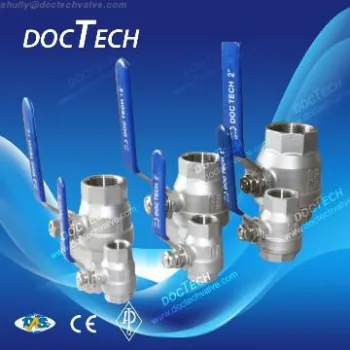 2 Piece Thread Ball Valve