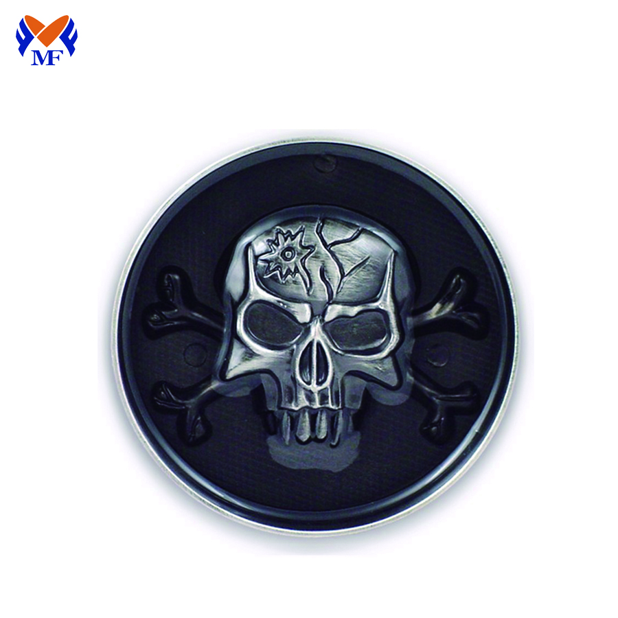 Zinc Alloy Skull Buckle