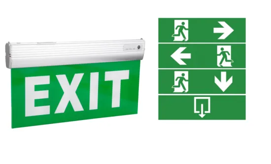 Double Sided Acrylic Exit Sign light
