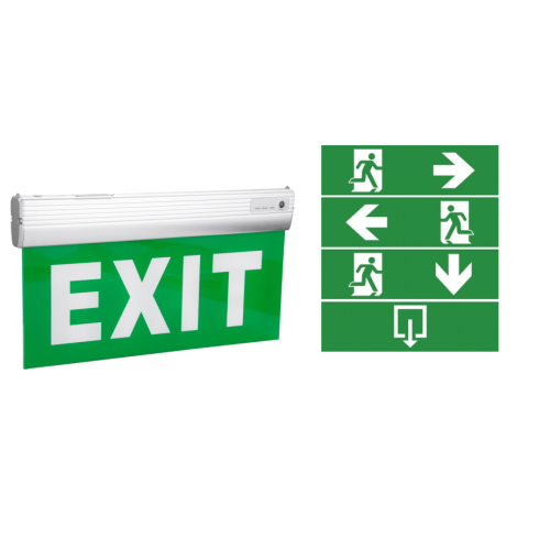 Dubbelzijdig acryl Exit Sign-licht