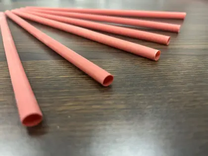 Fully degradable cola red straw