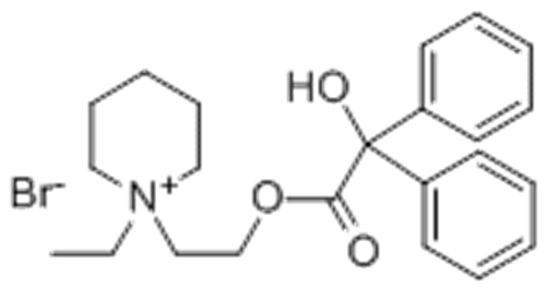 Piperidinium,1-ethyl-1-[2-[(2-hydroxy-2,2-diphenylacetyl)oxy]ethyl]-, bromide (1:1) CAS 23182-46-9