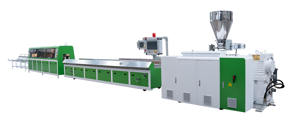 PE DECKING EXTRUSION LINE
