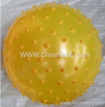 12cm 25-30g Yellow Pvc Massage Ball Ib-02 