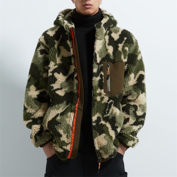 Charakteristische Camo Sherpa Fleecejacken Custom