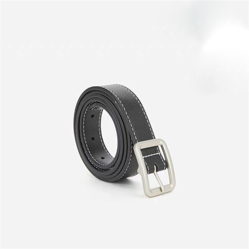 Premium Black Leather Belt