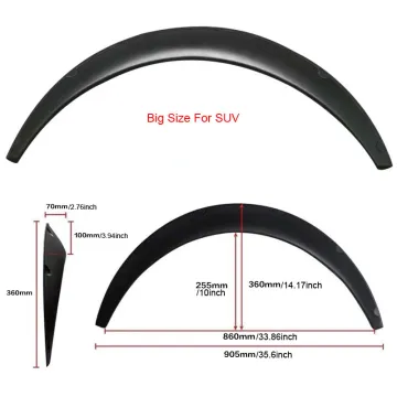 Universal Car Fenders - Original Factory PP Material Side Vents