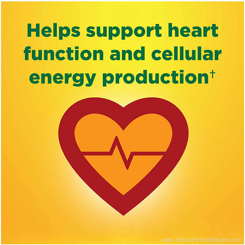 CoQ10 Dietary Supplement for Heart Support coq10 Softgels