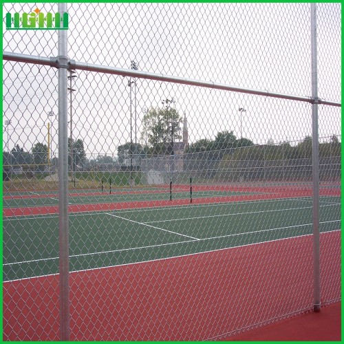 PVC-überzogener Kettenglied-Zaun für Baseball-Felder