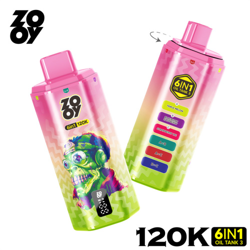 ZOOY VAPE 6IN1 120k Jednokratni vape veleprodaja