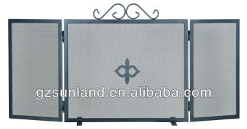 3 folding Fireplace screen