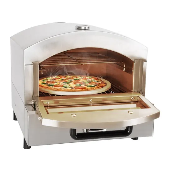 Countertop Stainless Steel Pizza Maker Commercial Electric Pizza Ovens for Party and Outdoor Cooking