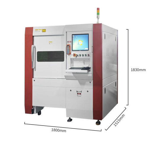 Máquina de corte a laser de alta precisão fechada 1500W CW