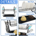 2 tier stainless steel dish rack