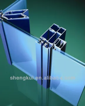 Unit Thermal-break Aluminum Curtain Wall Aluminum extrusions Aluminum Curtain Wall Profiles