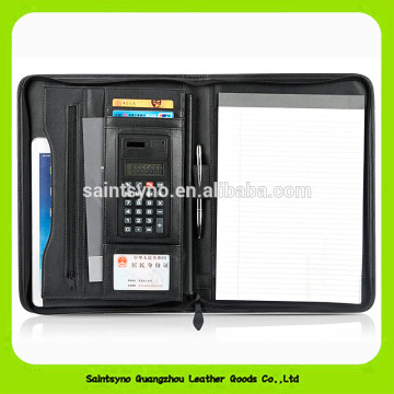 Custom multifunctional leather paper holder a4 size, document holder leather 15029