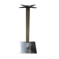 Mesa de barra de barra de barra de mesa quadrada base de mesa de metal