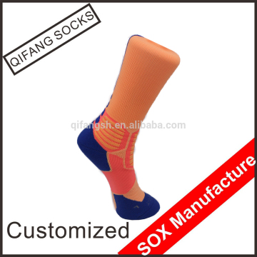 High Quality Mens Custom Logo Sport Compression Socks