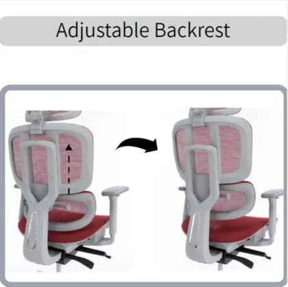 Ergonomic Office Chair with Headrest and Autonomous Ergonomics