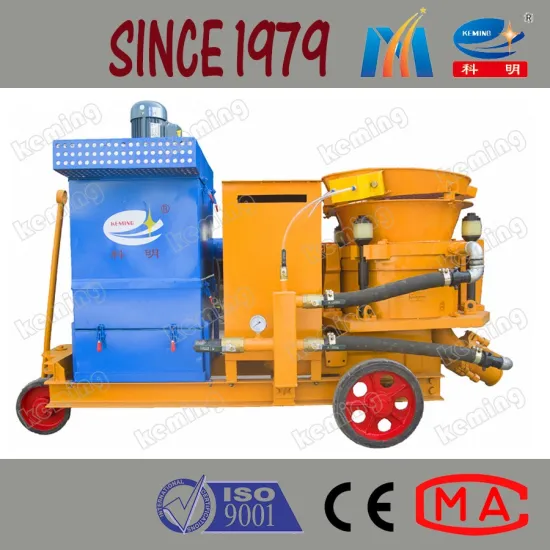 New Design Civil Engineering Machine Low Dust Spray Dry Concrete Shotcrete Machine