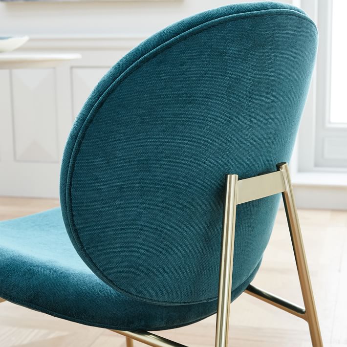 Velvet dining room chairs