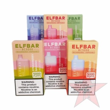 Elf Bar 5000 Coconut Melon Melone Usiolamento VAPE