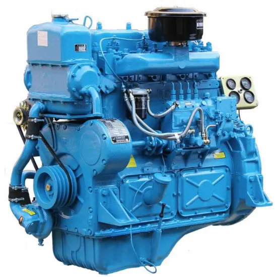 CCS Approved China Nantong 4 Cylinders Small Marine Diesel Engine 66 kW