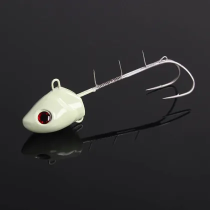 Double Hook TenYA Saury Deep Sea Lead Jigs Metal Jigs (30g-500g)