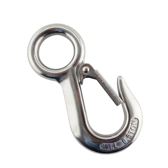 Hardware accessories 0.2T crane hook 316 stainless steel tower crane hook