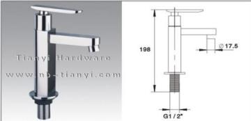 Brass Right Angle 198mmxg1/2" Basin Water Faucet 