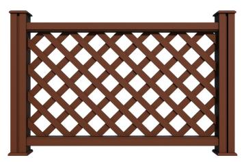 New generation outdoor	plastic railing