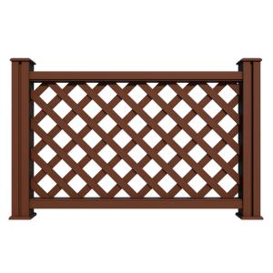 New generation outdoor	plastic railing