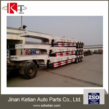 3 axle low bed 60T payload semi trailer use size 13000*2500*1250mm