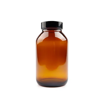 200ml Amber wide mouth pharmaceutical glass medicine bottle