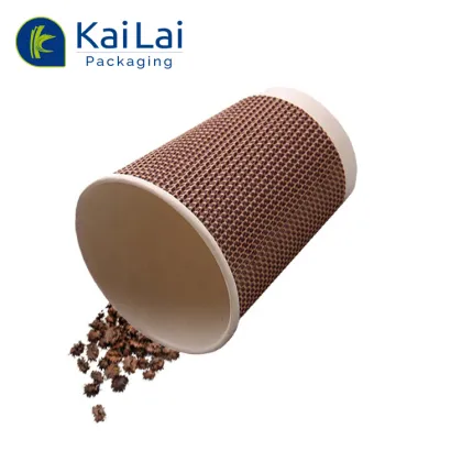 Customized Eco-Friendly Biodegradable Disposable Paper Cups with Printed Logo