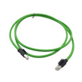 Pemasangan fleksibel ethernet lurus RJ45 kabel lelaki