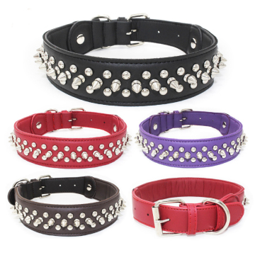 Large and medium-sized round head nail dog collar