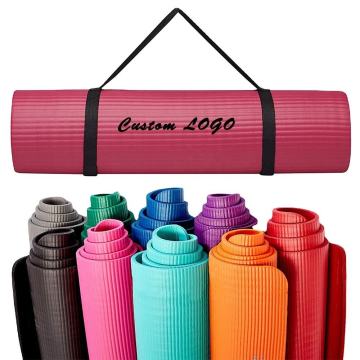 10mm Thick Comfortable Gym Exercise NBR Yoga Mat for Pilates and Yoga Practices