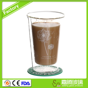 320ml Double Wall Glass Cup