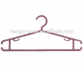 Heavy duty plastic clothes hangers