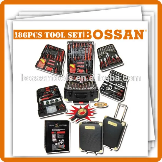 399 pcs hand tools with aluminum case,hand tool set for Europe market